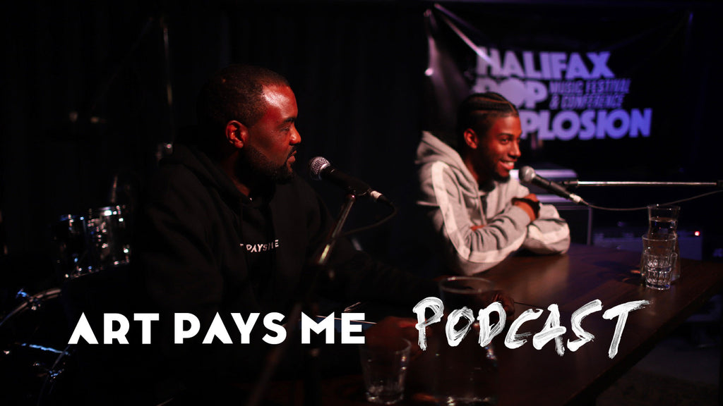 Maje and Duane for the Art Pays Me Podcast