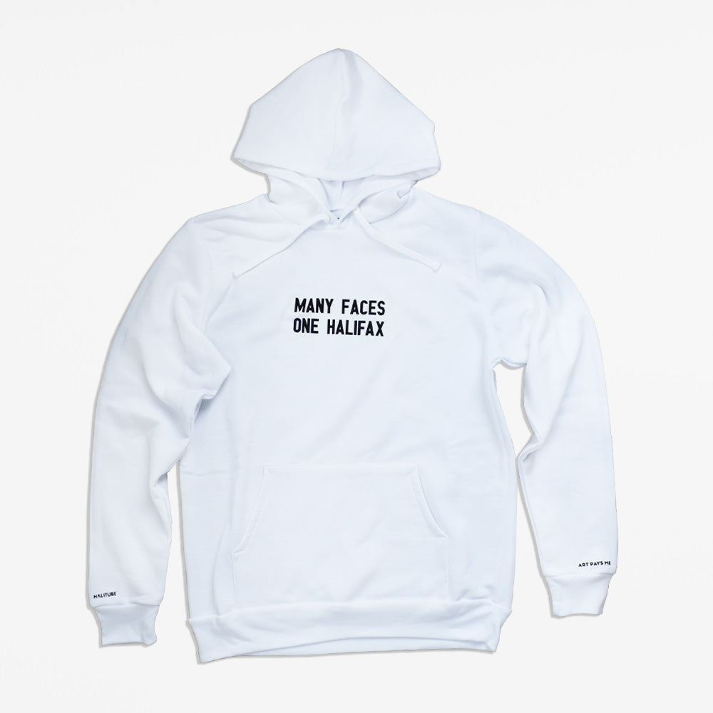 Halitube and Art Pays Me collaboration hoodie