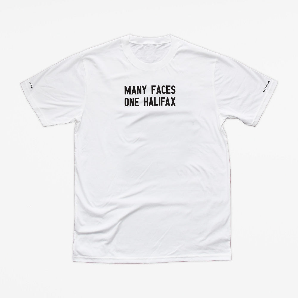 Many Faces One Halifax Tee, White
