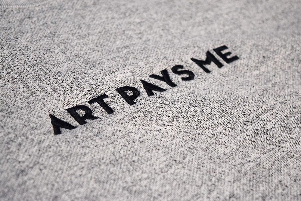 Logo Sweater, Light Grey