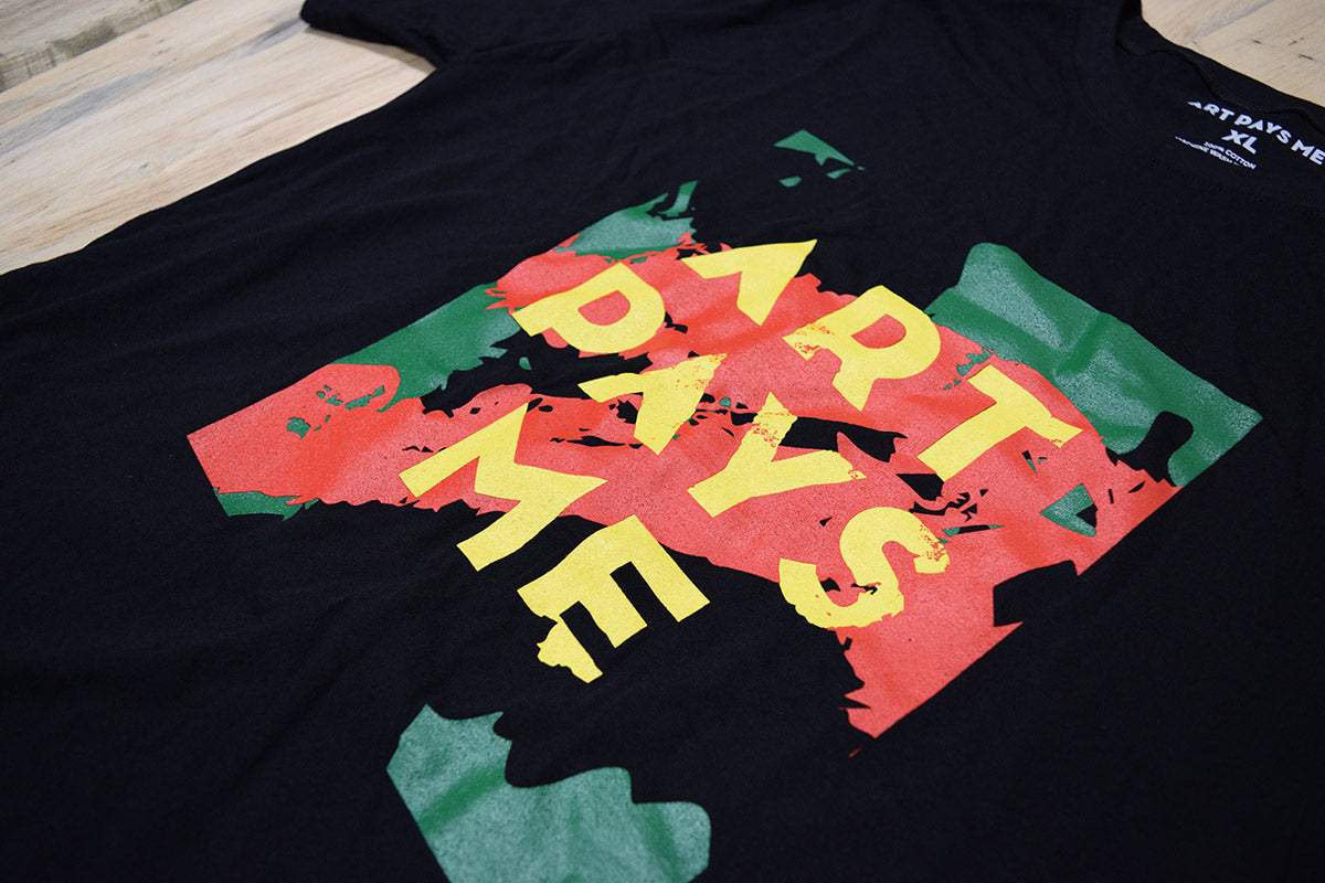 Pan-African Tee, Black | Art Pays Me