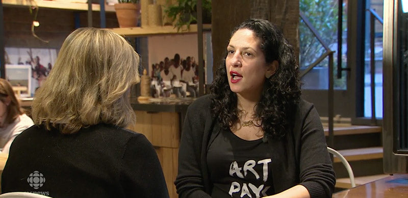 Eman El-Husseini in Art Pays Me on CBC