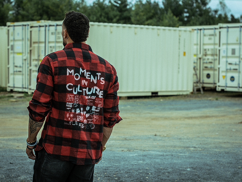 Moments Flannel worn by Tyree