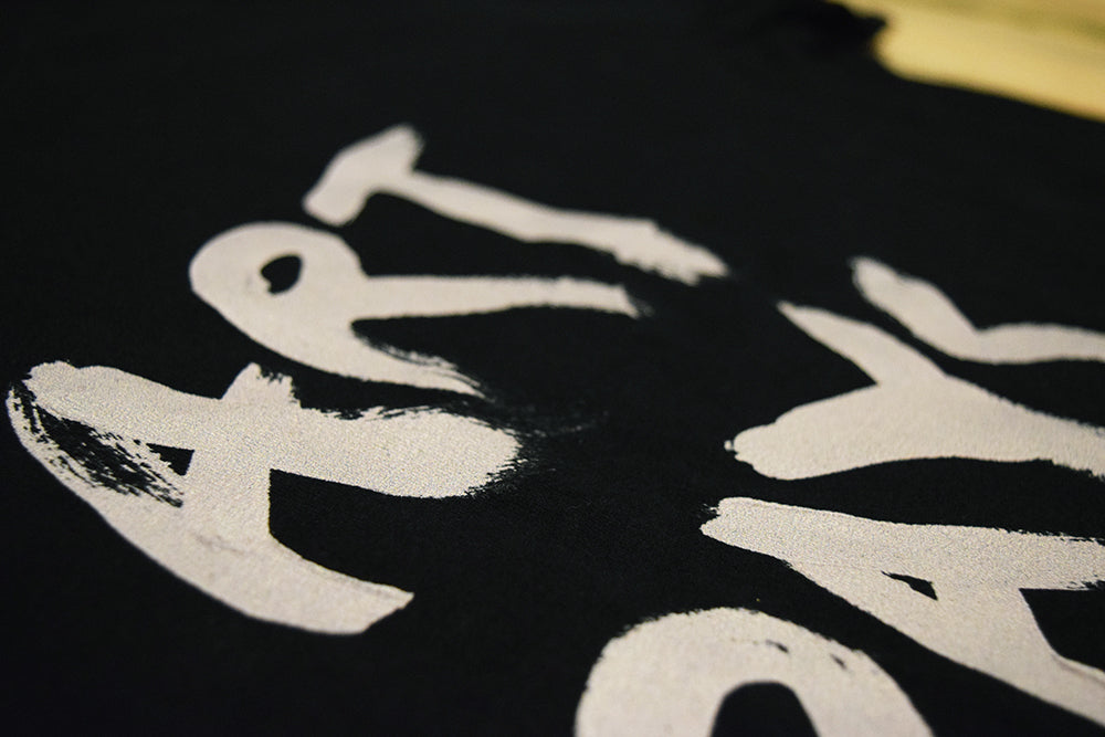 Art Pays Tee detail shot