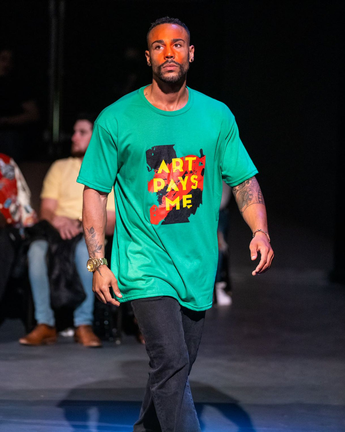 Pan-African Tee, Green | Art Pays Me